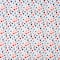 SINGER Red, White & Blue Watercolor Dots Cotton Fabric